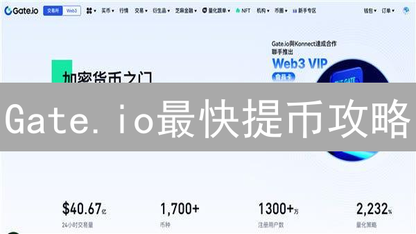 Gate.io最快提币攻略：速度至上的提币技巧