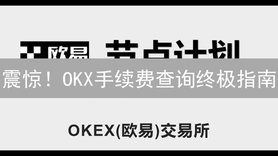 震惊！OKX手续费查询终极指南：告别交易成本黑洞！
